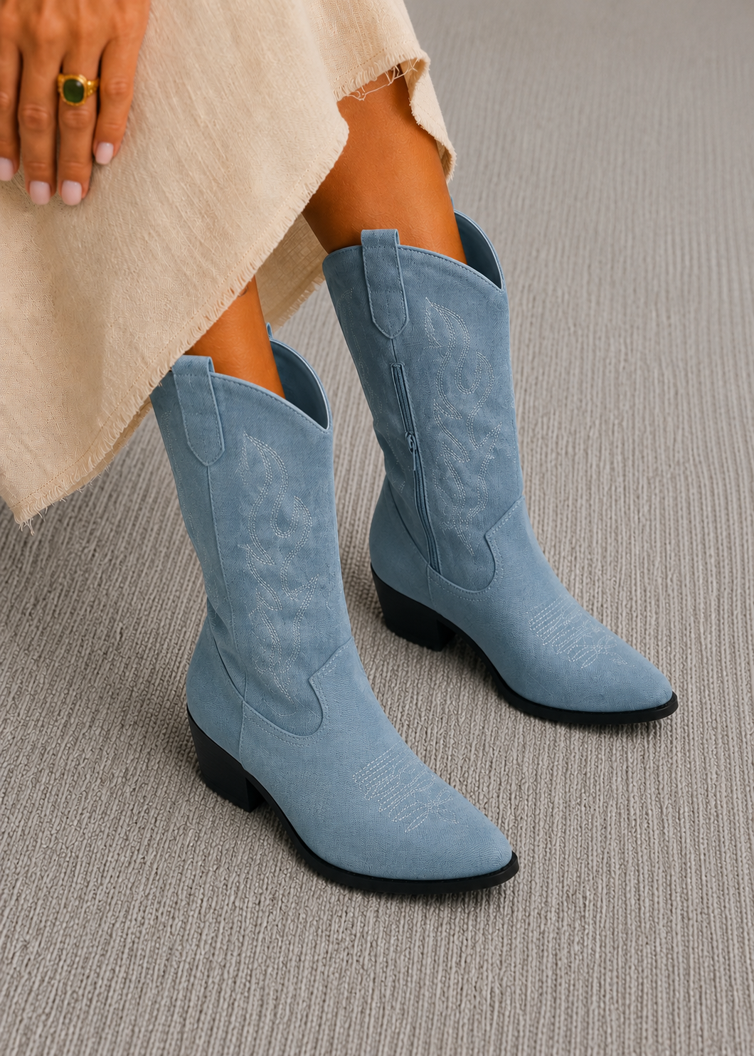 BOTAS LUNEA SUN EDICIÓN CREAM BLUE