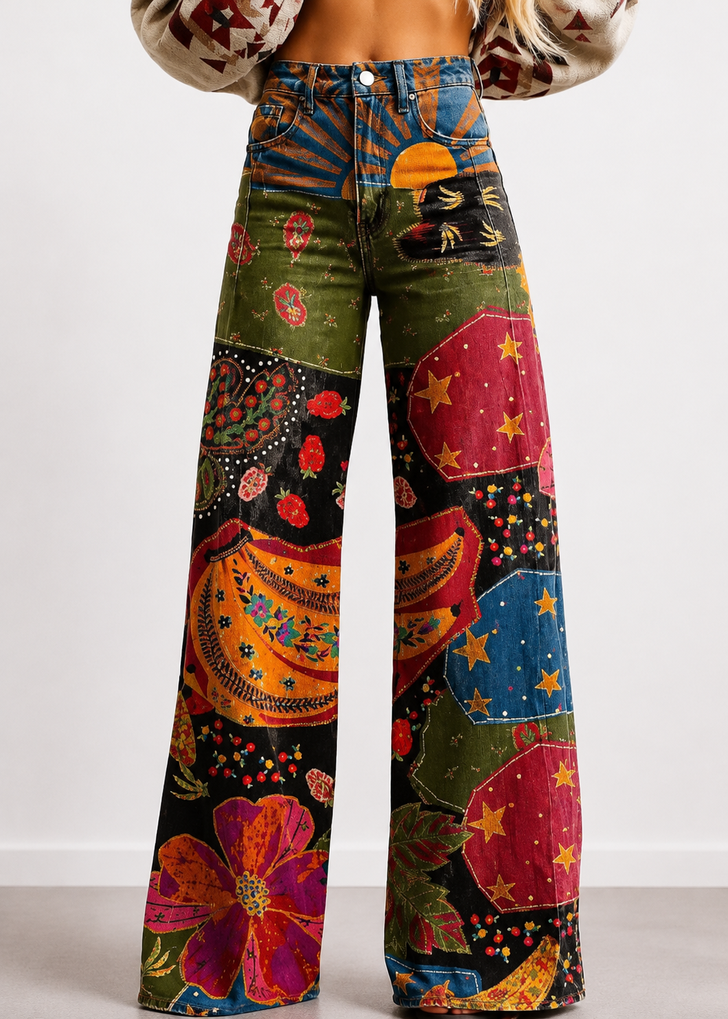 PANTALONES ANCHOS - EDICIÓN CÉLESTE