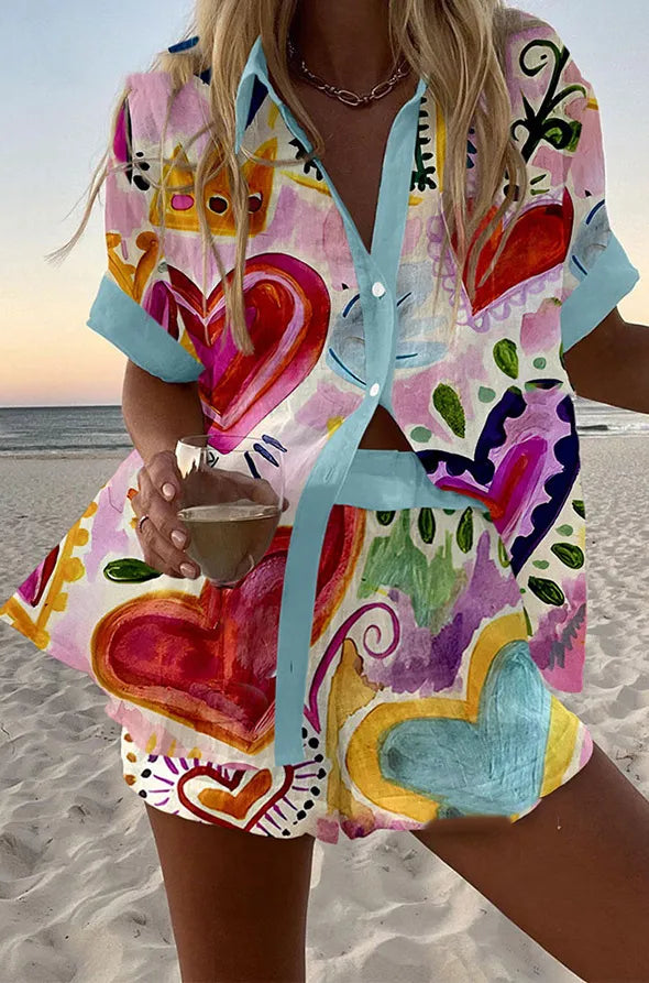 Lunea Conjunto Corto de Verano Edición Love
