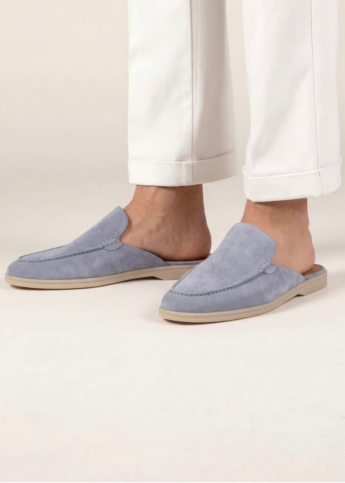 Baby Blue Mocasines - Lunea