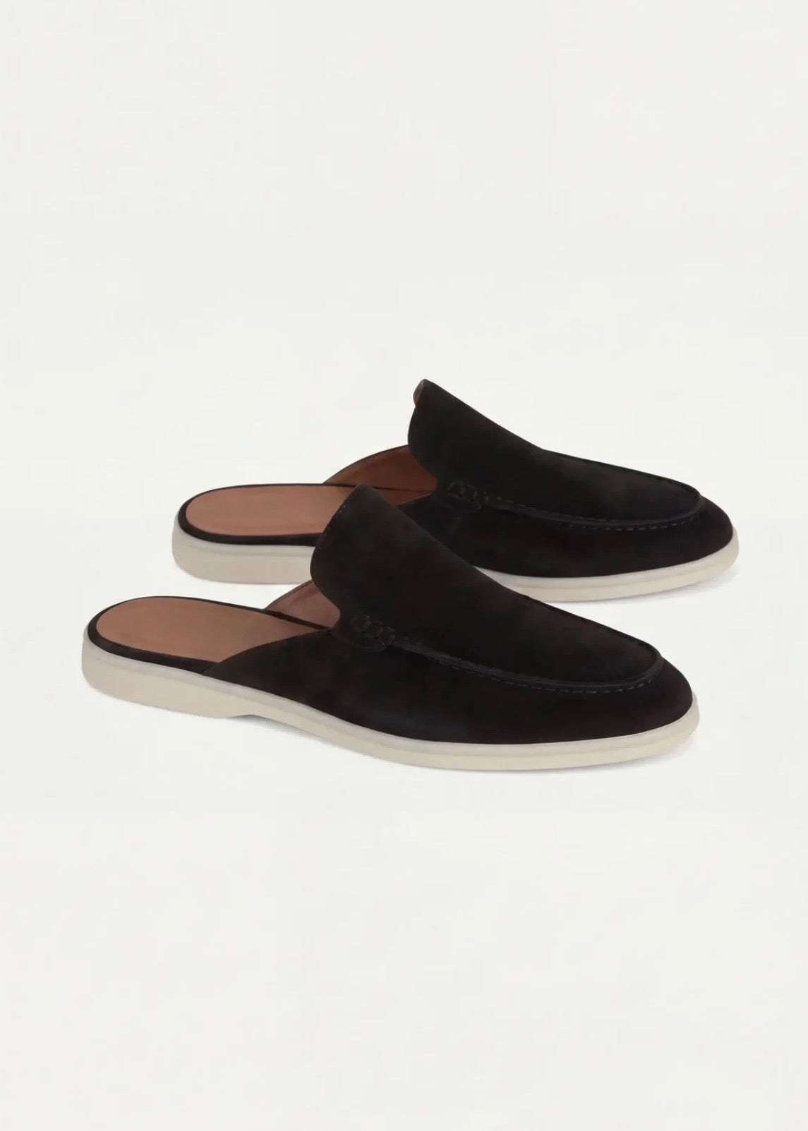 Black Suède Mocasines - Lunea