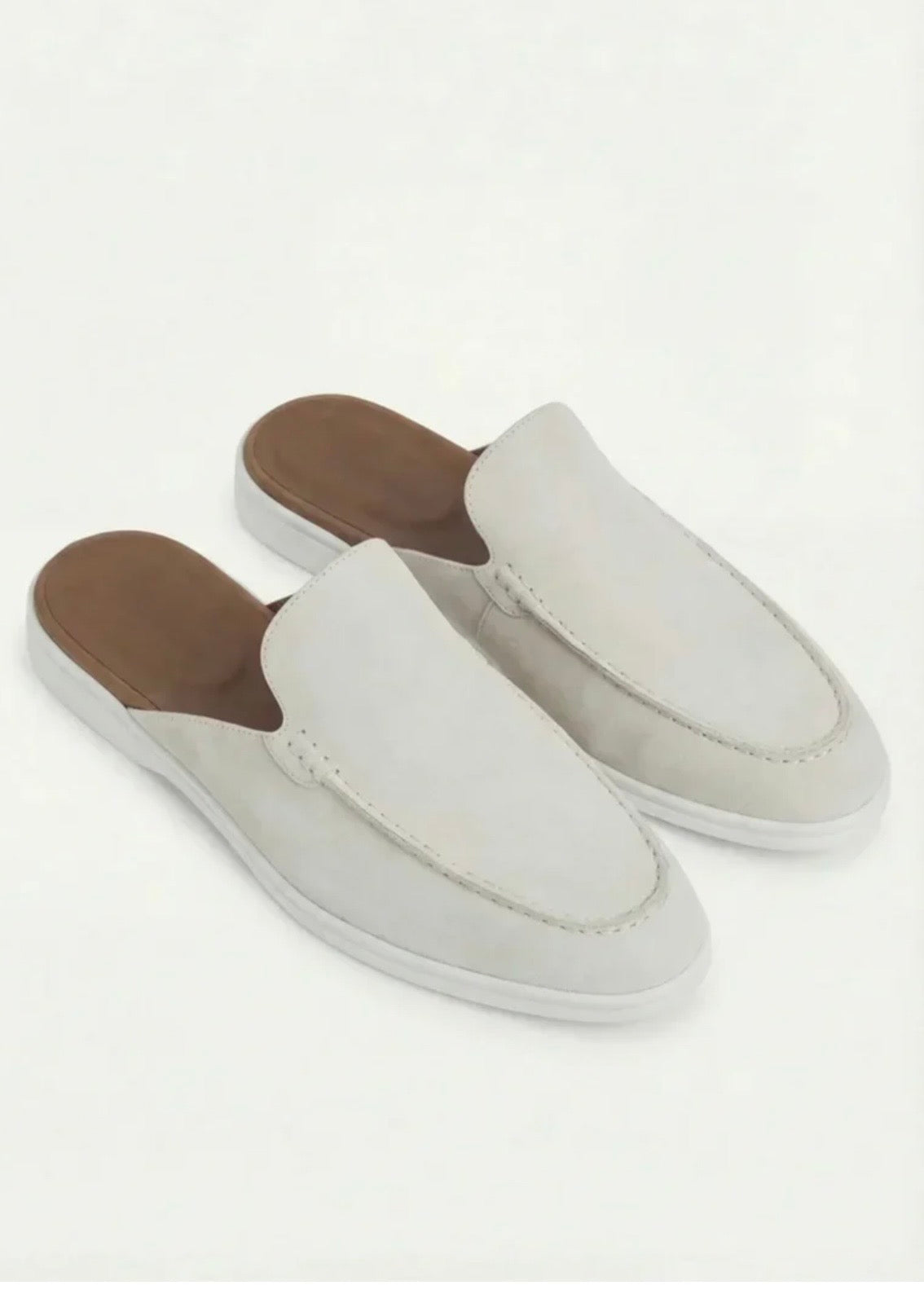 White Suède Mocasines - Lunea