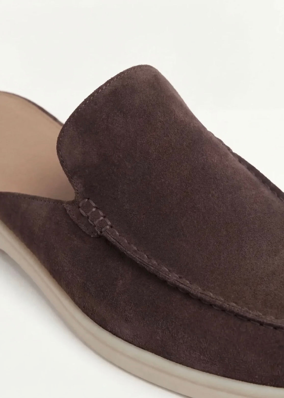 Brown Suède Mocasines - Lunea