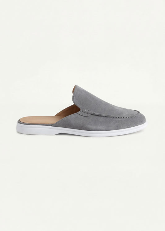 Grey Suède Mocasines - Lunea