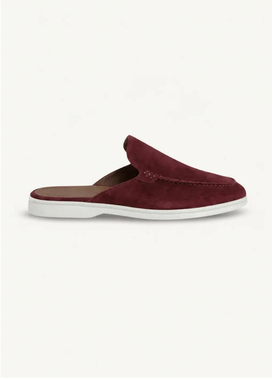Bordeaux Suède Mocasines - Lunea