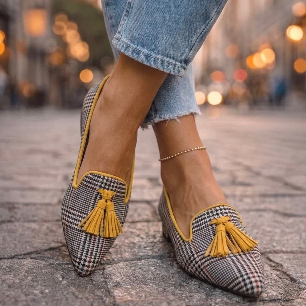 LIVIA BAILARINAS DE PUNTA CON ESTAMPADO DE LEOPARDO